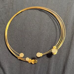 Chic Gold Multi-Wire Bracelet